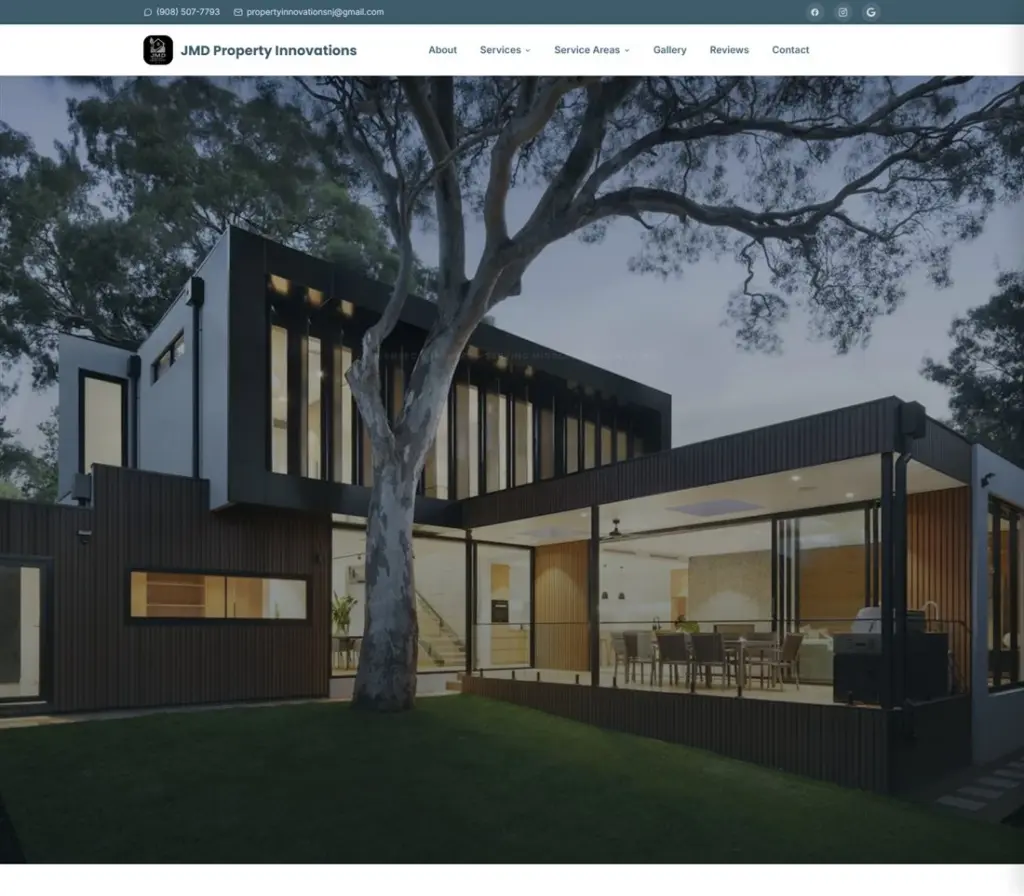JMD Property Innovations website